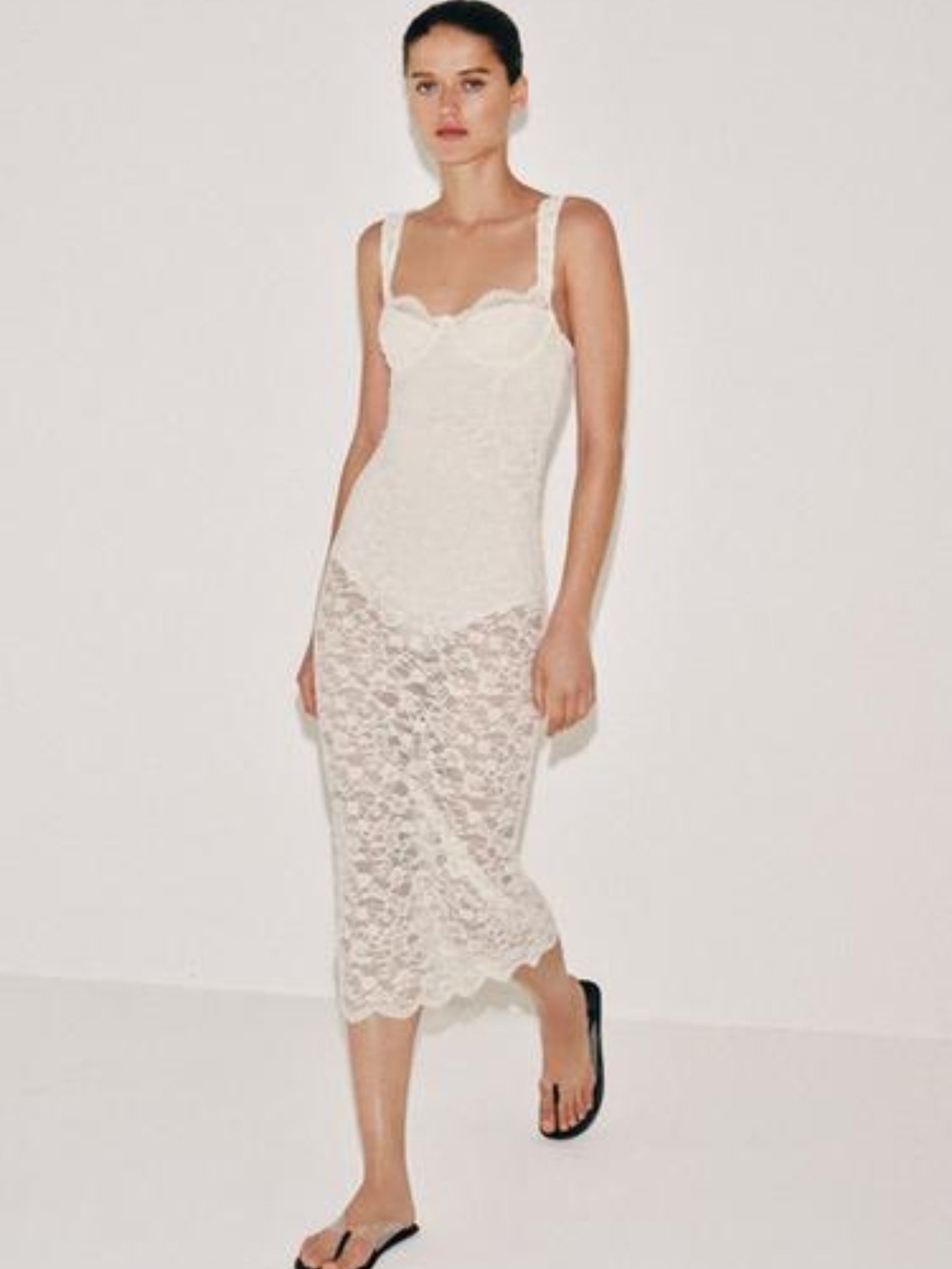 Zara Midi Lace Dress